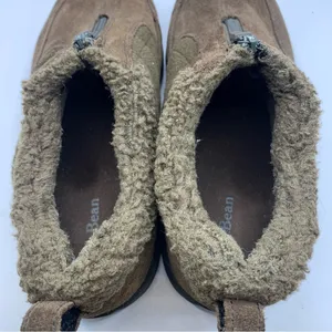 LL Bean Brown Suede Zipper Primasoft Shoes Woman’s Size 9 M thumbnail 6