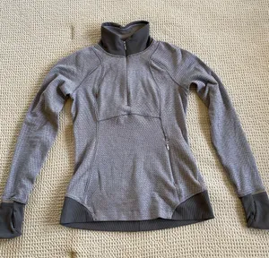 Lululemon Grey  Jacket Quarter-Zip thumbnail 5