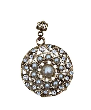 Vintage Pendant Gold thumbnail 1