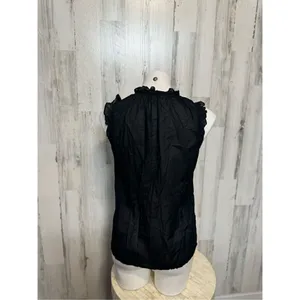 Old navy black blouse thumbnail 6