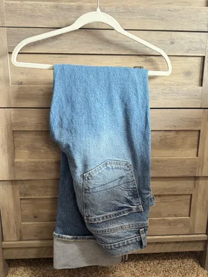 American Eagle Jeans Stretch Cuffed Stovepipe Jeans thumbnail 3