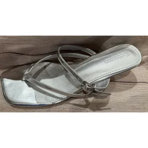 Coutgo Women's Square Open Toe Low Heel Sandals NIB Size 11 thumbnail 3