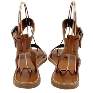 Madewell The Boardwalk Ankle-Strap Sandal English Saddle Brown Leather Size 7.5 thumbnail 9