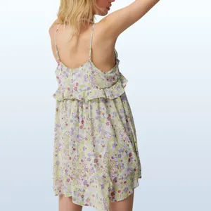 SOLD OUT, NWT Chiffon Floral Romper, XS thumbnail 2