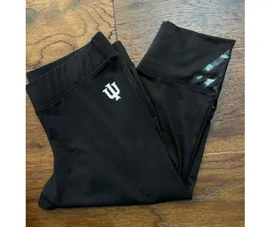 IU Indiana university adidas cropped leggings thumbnail 2