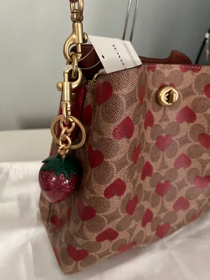 Coach Willow Bucket Bag In Signature Canvas With Heart Print thumbnail 3