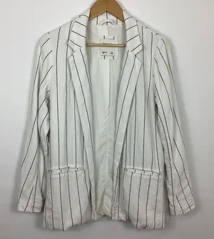 Abercrombie Striped Blazer Size Medium thumbnail 1
