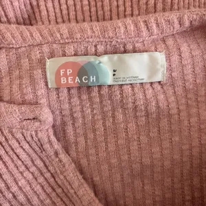 Free People Beach‎ Babydoll Tunic Top Small Pink Ribbed Oversized Flowy Boho S thumbnail 10