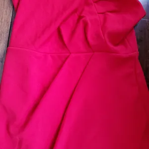 Red mini dress size small perfect for valentines day dress has a lining thumbnail 3