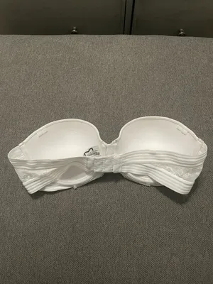 Maidenform White Strapless Bra thumbnail 5
