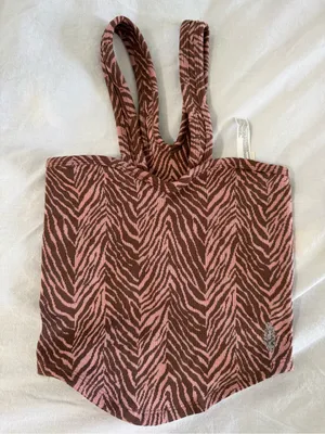 Free People Movement Pink & Black Zebra Print Tank Top Flutter Kick NWOT thumbnail 2