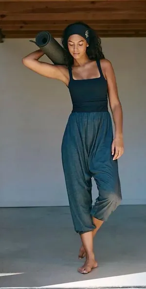 Free People Black Shiny Happy One Piece Size Small thumbnail 1