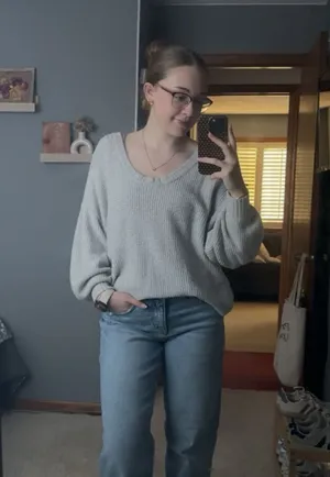 American Eagle Scoop Neck Sweater thumbnail 4