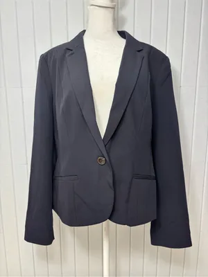 Worthington Women's‎ Navy Single-Button Blazer Size XL NEW thumbnail 3