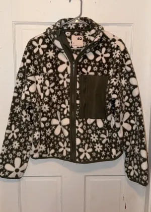 Floral green jacket thumbnail 1