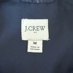 J Crew‎ Quilted Puffer Vest Tartan Plaid Navy Green Purple Size Medium Preppy thumbnail 5