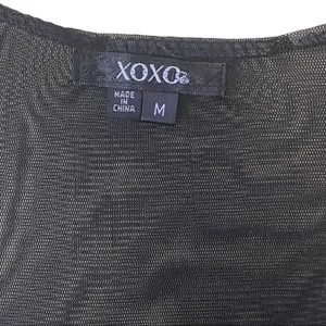 XOXO Multi Colored Sequins Sleeveless Black Dress Size Medium thumbnail 7
