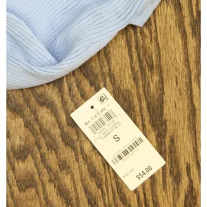 NWT And Now This Womens Cutout Rib Knit Midi Dress Light Blue S thumbnail 4
