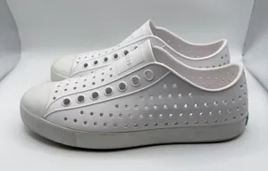 Native Jefferson Adult Unisex Shoes, Shell White/Shell White, W7/M5 thumbnail 1