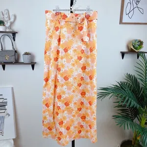 Charlie Holiday Cindy Floral Crop Top Maxi Skirt Set Retro Boho Vacation 2 Piece thumbnail 9