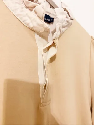 Pomander Place By Tuckernuck Charlotte French Terry Dress Beige Tan Size Medium thumbnail 4