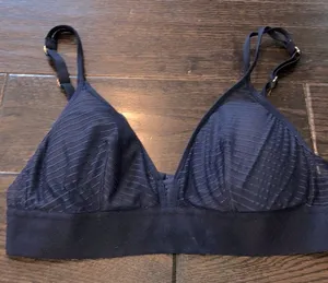 LIVELY navy blue bra size large thumbnail 1