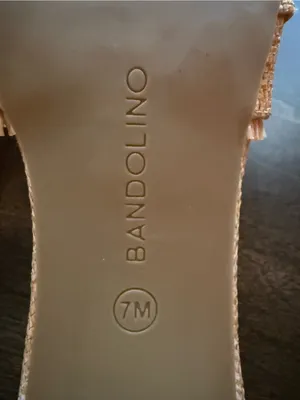 Bandolino Arden Mule Natural Woven Bow Block 2” Heel Open Toe Mule Summer Sanda thumbnail 13
