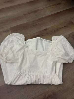 White Eyelet Dress thumbnail 3