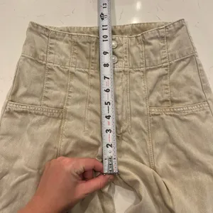 Free People Midnight City Wide Leg Jean in Neutral Size 24 thumbnail 9