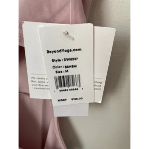 NWT Beyond Yoga Around The World Front Twist Midi Dress Size M, Blush Pink thumbnail 3