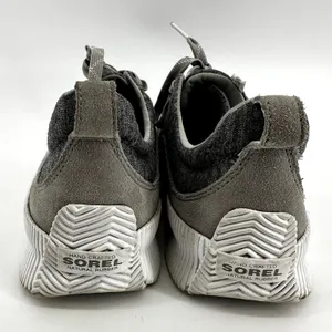 Sorel Out N About Plus Lace Sneakers Suede Lace Up Low Top Athletic Dove Gray 10 thumbnail 5