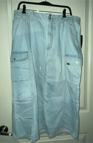 Vans Sidewalk Maxi Cargo Skirt Light Blue- Women thumbnail 1