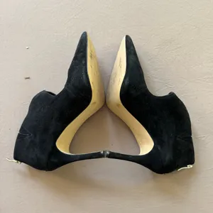 BCBGeneration "Pailie-X" Suede Pointed Toe Cutout Heels thumbnail 3