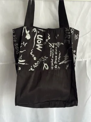 Reusable Tote Bag Silver thumbnail 2