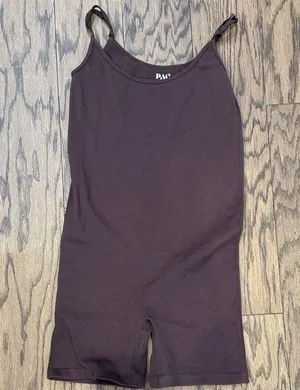 Dark Brown Romper thumbnail 1