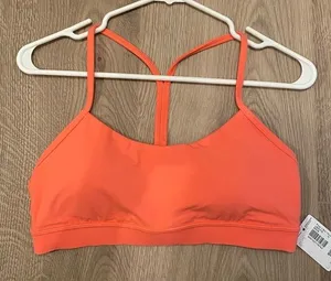 Lululemon Raspberry Cream Flow Y Bra thumbnail 1