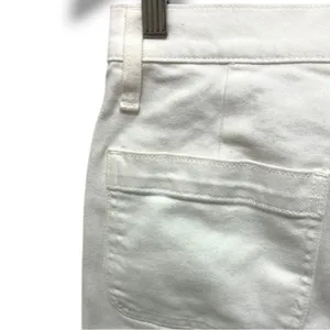 454 J.Crew | EUC White High-Rise Utility Straight Leg Crop Jeans (Size 27P) thumbnail 7