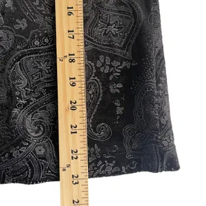 White Stag Vintage‎ 90s Small Fairy Grunge Sparkle Black Whimsigoth Paisley Top Witchy thumbnail 8