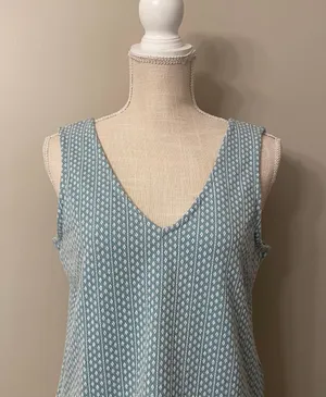 Madewell | Jacquard Peekaboo-Back Crop Tank thumbnail 4