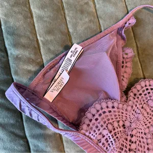 VICTORIA’S SECRET Lace Bralette in Soft Purple thumbnail 4
