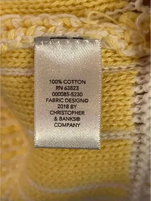 Christopher & Banks Yellow Cottagecore Cardigan S/M Crochet Knit Sweater Boho thumbnail 7