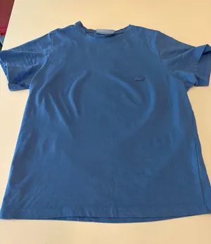 Lacoste ladies blue cotton t size 36 (XS/S) thumbnail 1