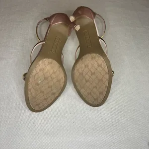 Bebe & Co Berdine Gold & Nude Heels thumbnail 6