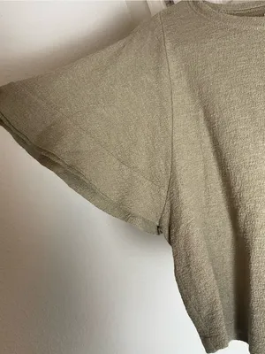 Madewell Texture & Thread Flutter-Sleeve Women’s Top size Small thumbnail 3