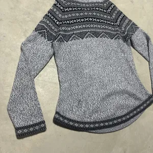 Artesania Alpaca Hooded Sweater Peru Full Zip Fair Isle Southwestern SZ M thumbnail 9