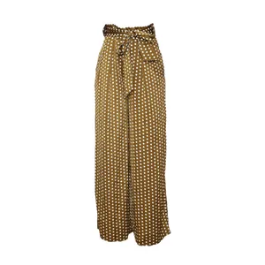 ELLIATT Bronte Polka Dot Wide Leg Pants, Caramel, XS thumbnail 13