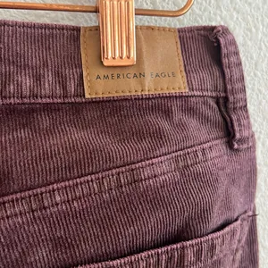 American Eagle 90s Straight Ribbed Corduroy Pants Purple Hue Fall Academia 4 thumbnail 7