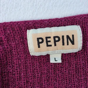 Pepin Womens Magenta Open Knit Surplice Wrap Sleeveless Tank Top Size Large thumbnail 2