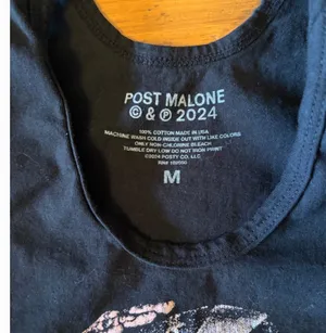 Post Malone Tank Black Size M thumbnail 3