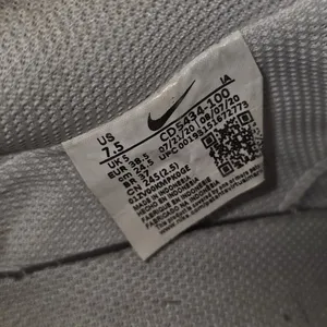 Nike Court Vision Low Sneakers Shoes‎ Triple White CD5434-100 Womens Size 7.5 thumbnail 12